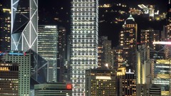 Night lights China Hong Kong