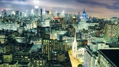 Night lights City Lights buildings cityscapes