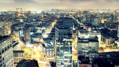 Night lights City Lights buildings cityscapes