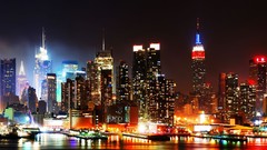 Night lights cityscapes