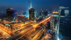 Night lights cityscapes