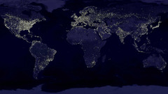 Night lights Earth Maps