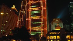 Night lights Hong Kong