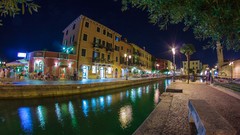 Night lights Italy cities garda