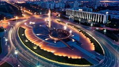 Night lights Museum statues City Lights Russia hotels 