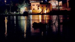 Night lights reflections cityscapes