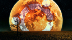 Night Linux ubuntu moon