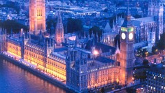 Night London Big Ben United Kingdom cities