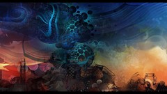 Night Machine abstract illustrations artwork digital art 