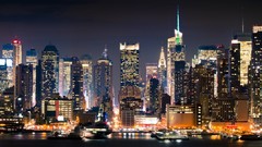 Night Manhattan York