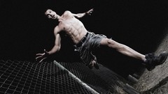 Night Men running male models