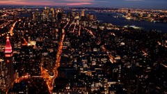 Night Metropolis cityscapes