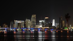 Night Miami USA cityscapes