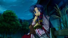 Night moon Anime anime girls Japanese clothes Air (anime)