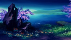 Night moon artwork fantasy art