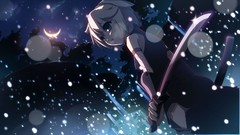 Night moon Katana short hair utau