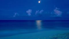 Night moon skyscapes Beaches