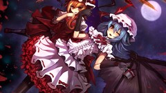 Night moon wings crystals dress hats Vampires red eyes gloves 