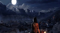 Night moon woman Japanese