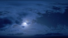 Night moonlight skies