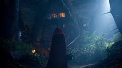 Night Movies Little Red Riding Hood forests fantasy art Red 