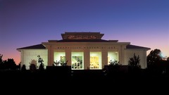 Night Museum buildings artwork alabama