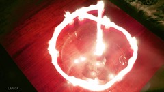 Night old fire Russia