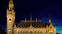 Night palace holland cityscapes