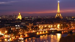 Night Paris cityscapes