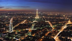 Night Paris France Europe City Lights cityscapes skyscapes