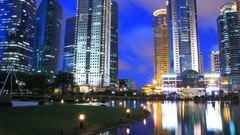 Night Park cities rivers