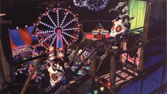 Night Park nintendo fireworks artwork donkey kong video games 