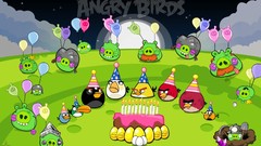 Night party pigs angry birds