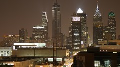 Night Philadelphia architecture buildings cityscapes