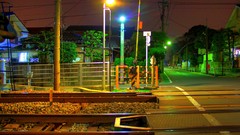 Night railway streets