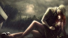 Night rain dark Men woman comfort twilight blizzard legs lovers 