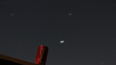 Night red white silver liquid drinks coca-cola soda cans