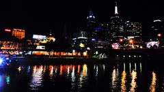 Night reflections cities