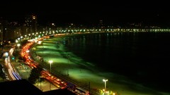 Night Rio de Janeiro Brazil Beaches