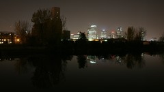 Night rivers cities cityscapes