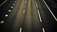 Night roads hardscapes