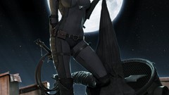 Night room dark Batman moon Catwoman masks whips selina kyle