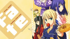 Night saber hollow fate stay night matou sakura tohsaka rin 