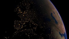 Night satellite image