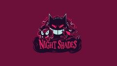 Night shades Pokemon minimalistic gastly haunter Gengar
