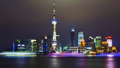 Night Shanghai cityscapes