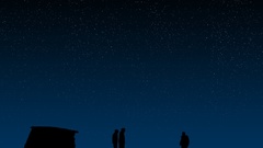 Night silhouettes Donnie Darko