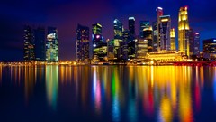 Night Singapore cityscapes