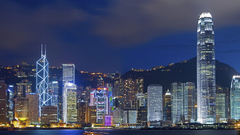 Night Skyscrapers cities