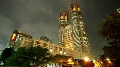 Night Skyscrapers urban cityscapes